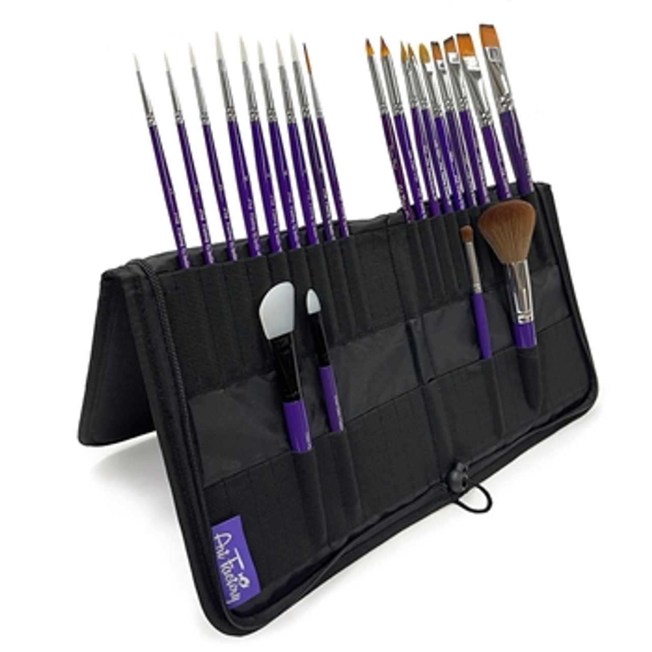 Purple 50 Brush Holder Easel & Carrying Case by the Art Factory